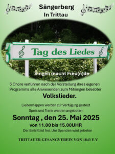 Tag des Liedes auf dem Trittauer Sängerberg